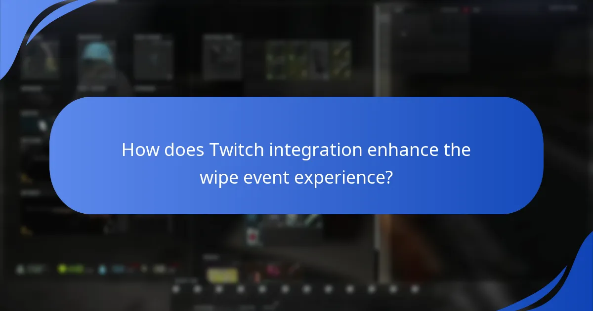What prizes are available during the wipe event?