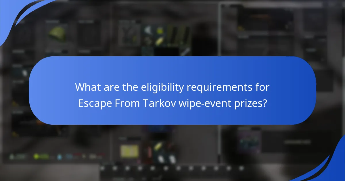 How do wipe-event prizes compare to previous events?